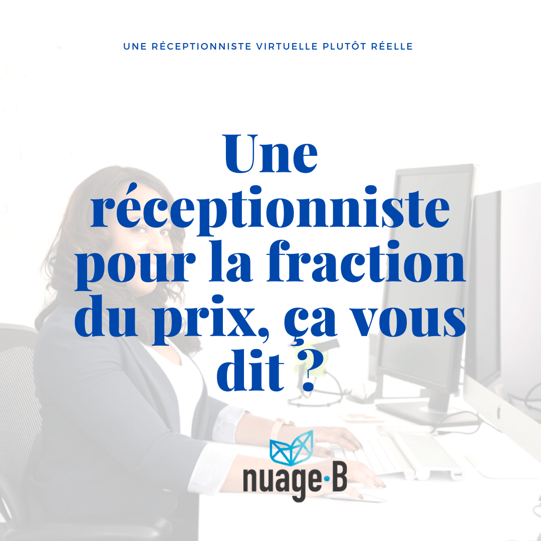 Une réceptionniste virtuelle plutôt réelle