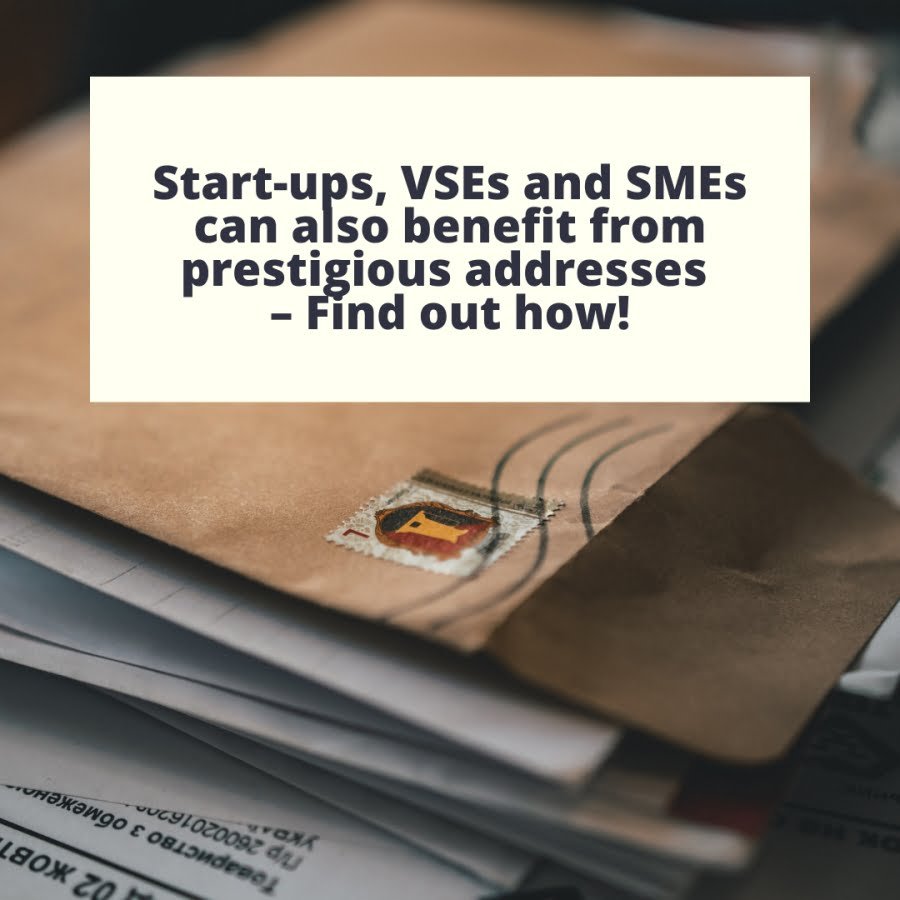 Start-ups, VSES, and SMEs can also benefit from prestigious addresses